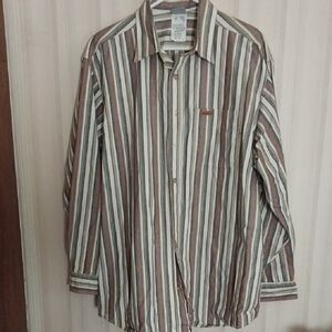 Carhartt Men's XL 100% Cotton Long Sleeve Button Up Shirt
